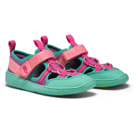 Sandale copii Affenzahn Sandal Vegan Roughy turcoaz Owl