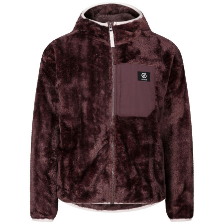 Hanorac copii Dare 2b Powder Fleece Hucklbr/PkHz roșu închis Hucklbr/PkHz