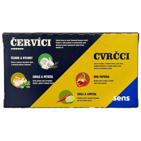 Greieri comestibili Sens Greieri crocanți & viermi – cutie cadou gourmet