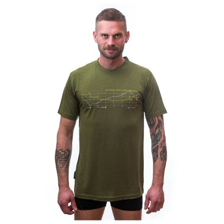Tricou bărbați Sensor Merino Wool Active PT Track (short sleeve)
