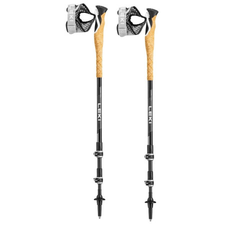 Bețe de trekking Leki Cross Trail Lite Carbon negru/alb