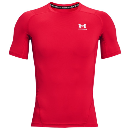 Tricou funcțional bărbați Under Armour HG Armour Comp SS roșu RED