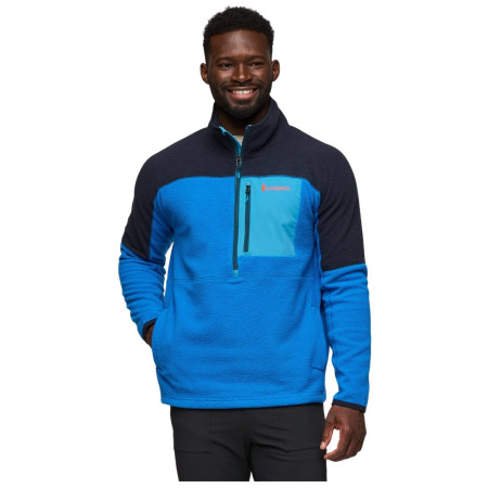 Hanorac bărbați Cotopaxi Abrazo Fleece Half-Zip Jacket albastru/gri închis Carbon and Atlantic