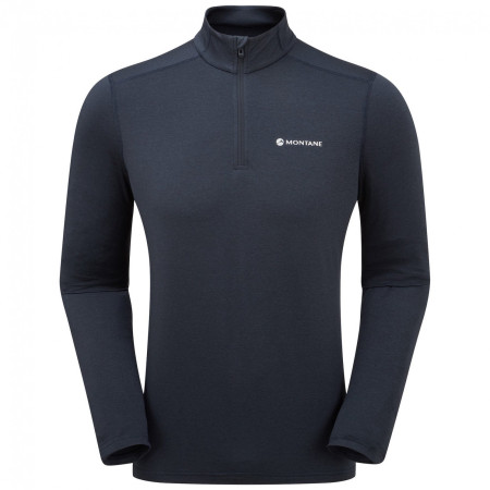 Tricou funcțional bărbați Montane Dart Xt Zip Neck albastru închis