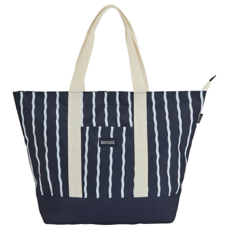 Geantă de plajă Regatta Boulder Beach Bag albastru/alb Navy White Stripe