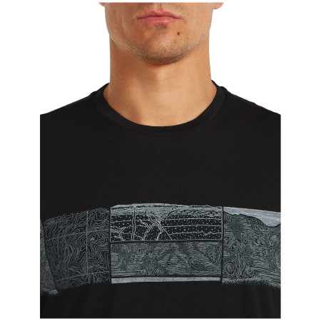 Tricou bărbați Icebreaker Men Merino 150 Tech Lite SS Tee Elevation Line