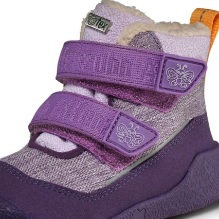 Încălțăminte de iarnă copii Affenzahn Prewalker Winter Boot Vegan Snuggy Butterfly