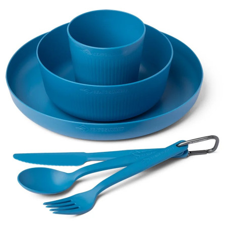 Set de veselă Sea to Summit Camp Dinnerware Set - 6 pcs albastru Cendre Blue