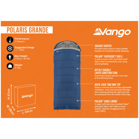 Sac de dormit Vango Polaris Grande