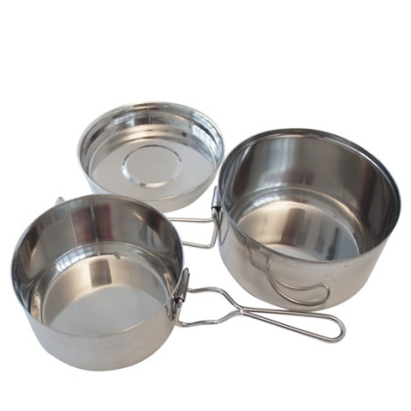 Castron inoxidabil Yate Basic - 3 buc