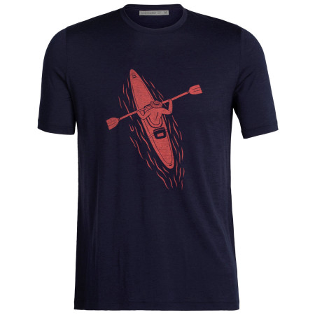 Tricou bărbați Icebreaker Men Tech Lite II SS Tee Pad albastru închis