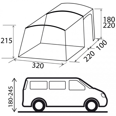 Cort frontal Brunner Trails Lc