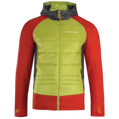 Geacă bărbați Dare 2b Inlay Hybrid roșu/galben