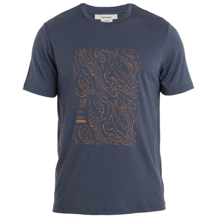 Tricou bărbați Icebreaker M Mer 150 Tech Lite II SS Tee Alpine Crossing gri