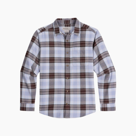 Cămașă bărbați Royal Robins Lieback Organic Cotton Flannel L/S albastru/roșu Shasta Blue Oak Pld