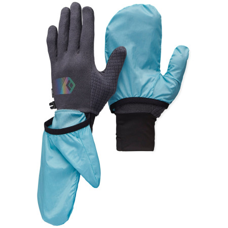 Mănuși Black Diamond Deploy Wind Hood Gloves albastru Carbon-Glacier