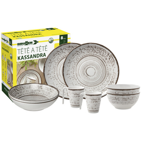Set vase Brunner Set tête-à-tête Kassandra 8 pcs