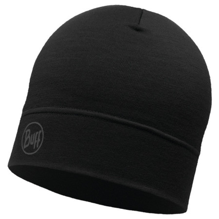Căciulă Buff Merino Lightweight Beanie negru SolidBlack