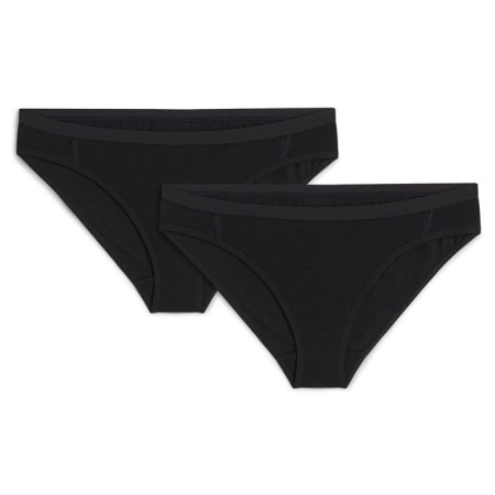 Chiloți femei Icebreaker Women Merino 150 Siren Bikini 2 Pack negru Black