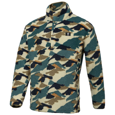 Hanorac bărbați Dare 2b Mens Print Fleece bej/albastru MedMntPrnt