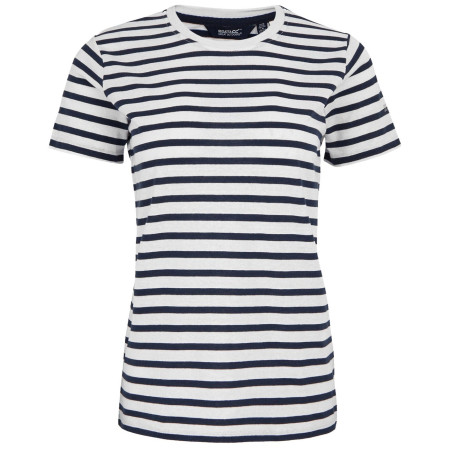 Tricou femei Regatta Bayletta SS Tee alb/albastru Wht/NvyStrpe