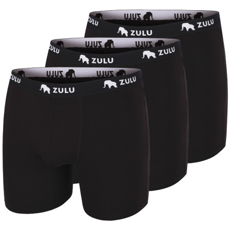 Boxeri bărbați Zulu Bambus 210 6in 3-pack negru black