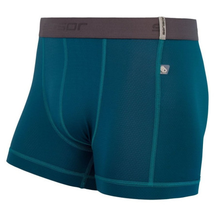 Boxeri bărbați Sensor Coolmax Tech albastru