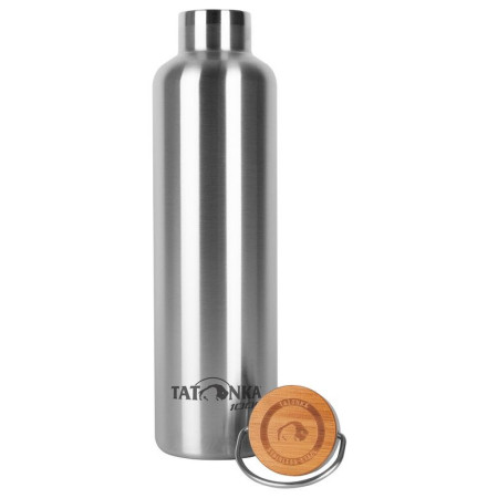Sticlă termică oțel Tatonka Hot + Cold Stuff Bamboo Lid 1000