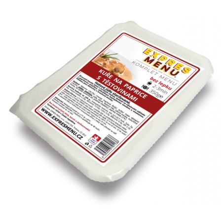 Expres meniu Pui în sos de piper cu paste 350 g