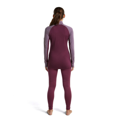 Tricou funcțional femei Icebreaker Women Mer 200 ZoneKnit LS Half Zip