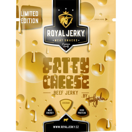 Carne uscată Royal Jerky Beef Fatty Cheese 9x22g