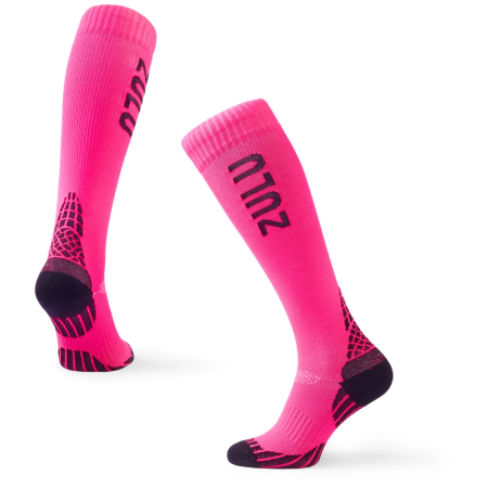 Șosete de compresie 3/4 Zulu Run Compression roz pink