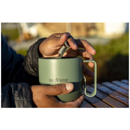 Cană termică Klean Kanteen Rise 14oz Mug (w/ Flip Lid)