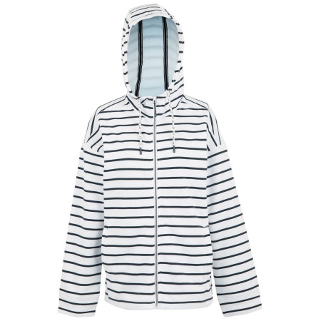 Hanorac femei Regatta Bayletta Hoody II alb/albastru Wht/NvyStrpe