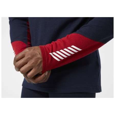 Tricou funcțional bărbați Helly Hansen Lifa Merino Midweight 1/2 Zip