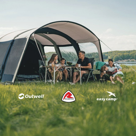 Corturi, saci de dormit, saltele, mobilier și o mulțime de gadgeturi