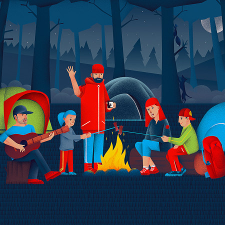 Un an nou fericit plin de aventuri în aer liber!