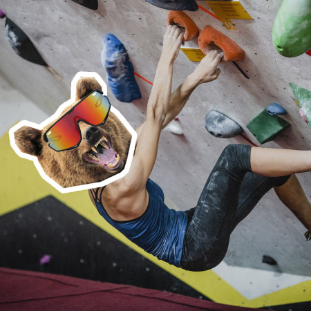  Nu fi urs și pune-ți echipamentul de cățărări la treabă.