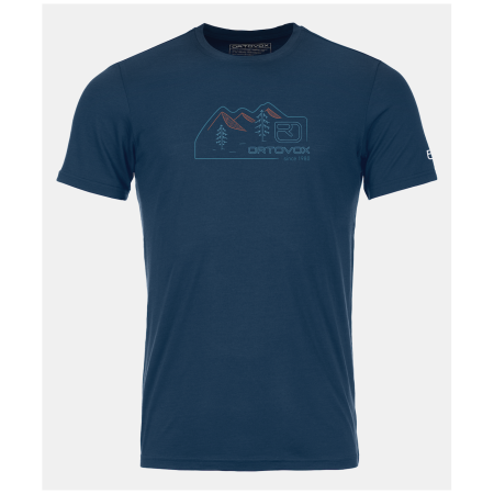 Tricou funcțional bărbați Ortovox 150 Cool Vintage Badge Ts M