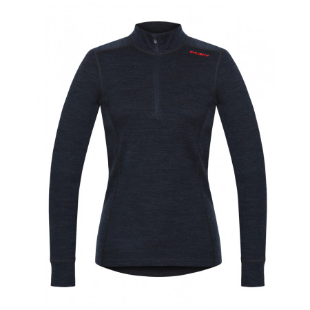 Hanorac femei Husky Aron zip L negru/albastru