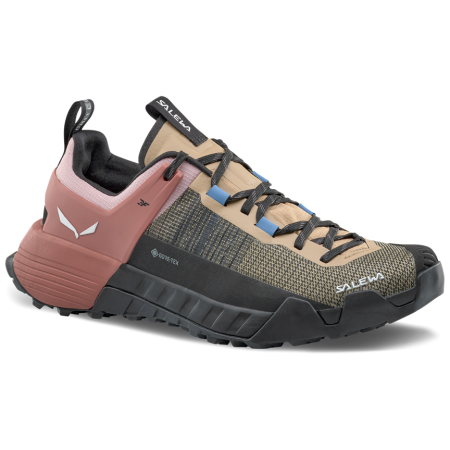 Încălțăminte turistică femei Salewa Wildfire Nxt Gtx W bej/roșu Quicksand/Etruscan Red
