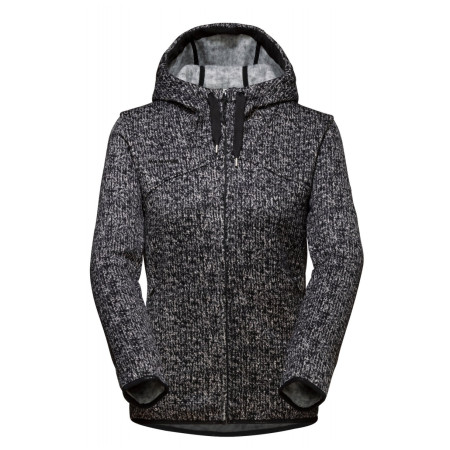 Bluză femei Mammut Chamuera ML Hooded Jacket Women negru