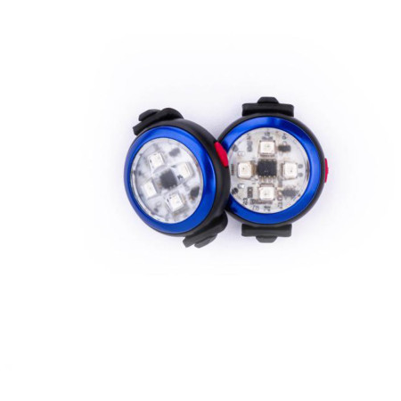 Lumină LED pentru câini Curli Luumi Safety LED Lights rechargeable albastru blue