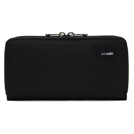 Portofel Pacsafe RFIDsafe Continental Wallet negru jet black