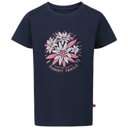 Tricou copii Alpine Pro Dallo 3 Moonlit Ocean albastru închis MOONLIT OCEAN VARIANTA PA