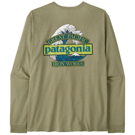 Tricou bărbați Patagonia Long-Sleeved Great Waves Responsibili-Tee