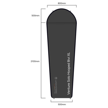 Sac de bivuac Lifesystems Venture Solo XL Hooped Bivi