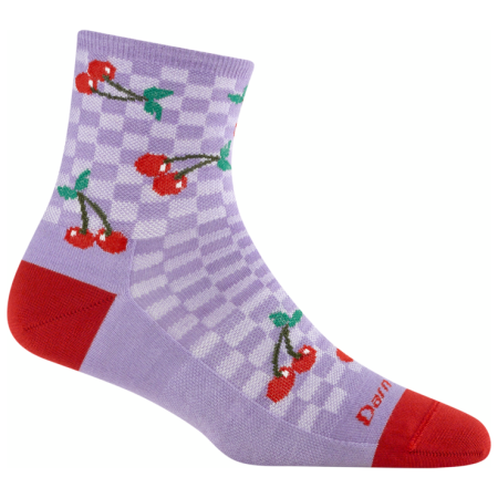 Șosete femei Darn Tough Fruit Stand Shorty Lightweight violet cherry lavender