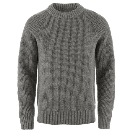 Pulover bărbați Fjällräven Övik Waffle Knit M gri Grey