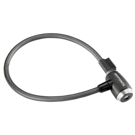 Lacăt pentru bicicletă Kryptonite KryptoFlex 1265 Key Cable negru Black